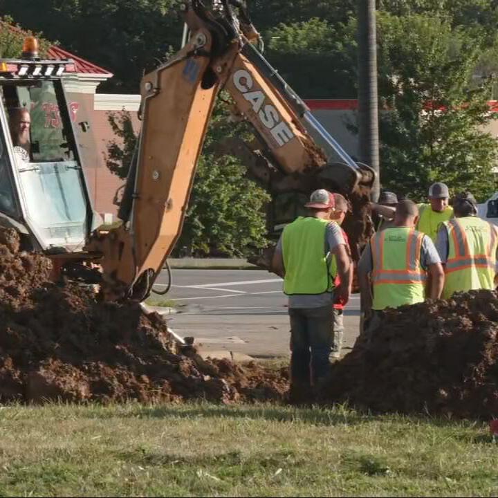 Mt. Washington water line break